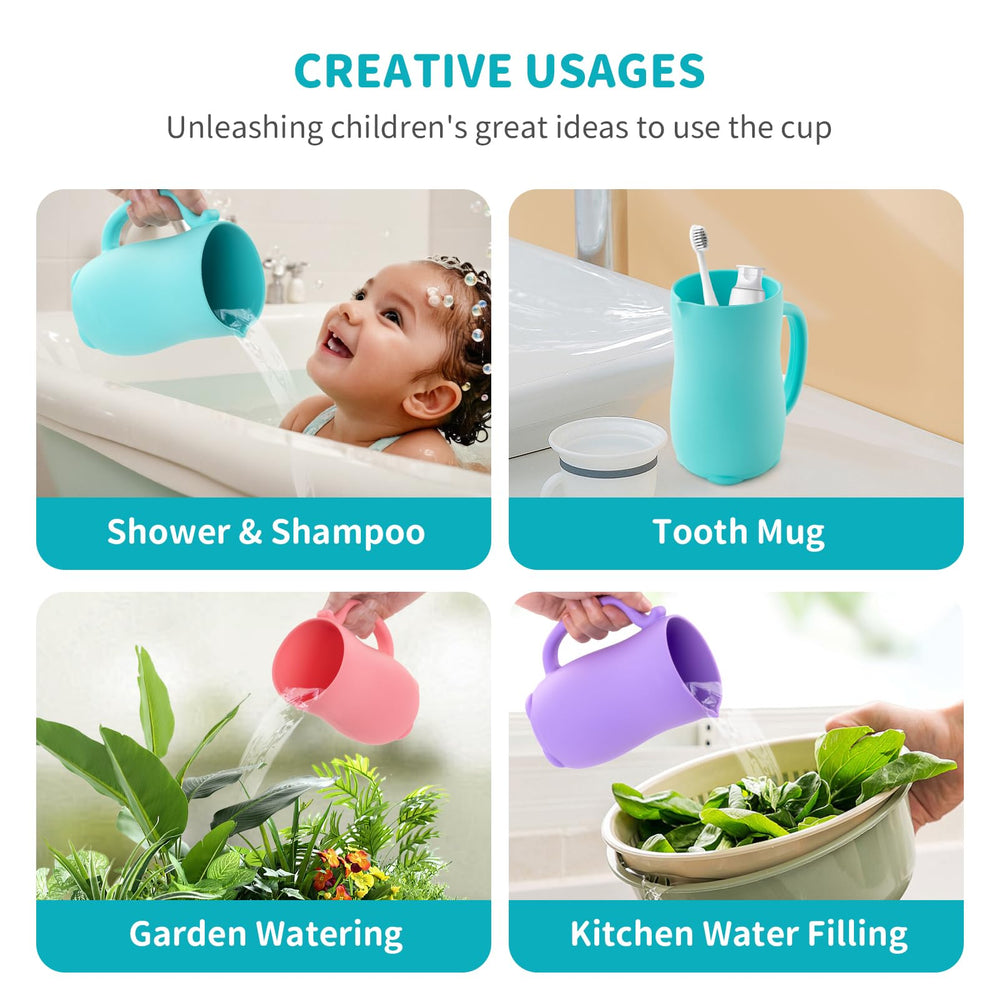 LOYATRO bath rinse cup versatile use in home, hotel, or pool.