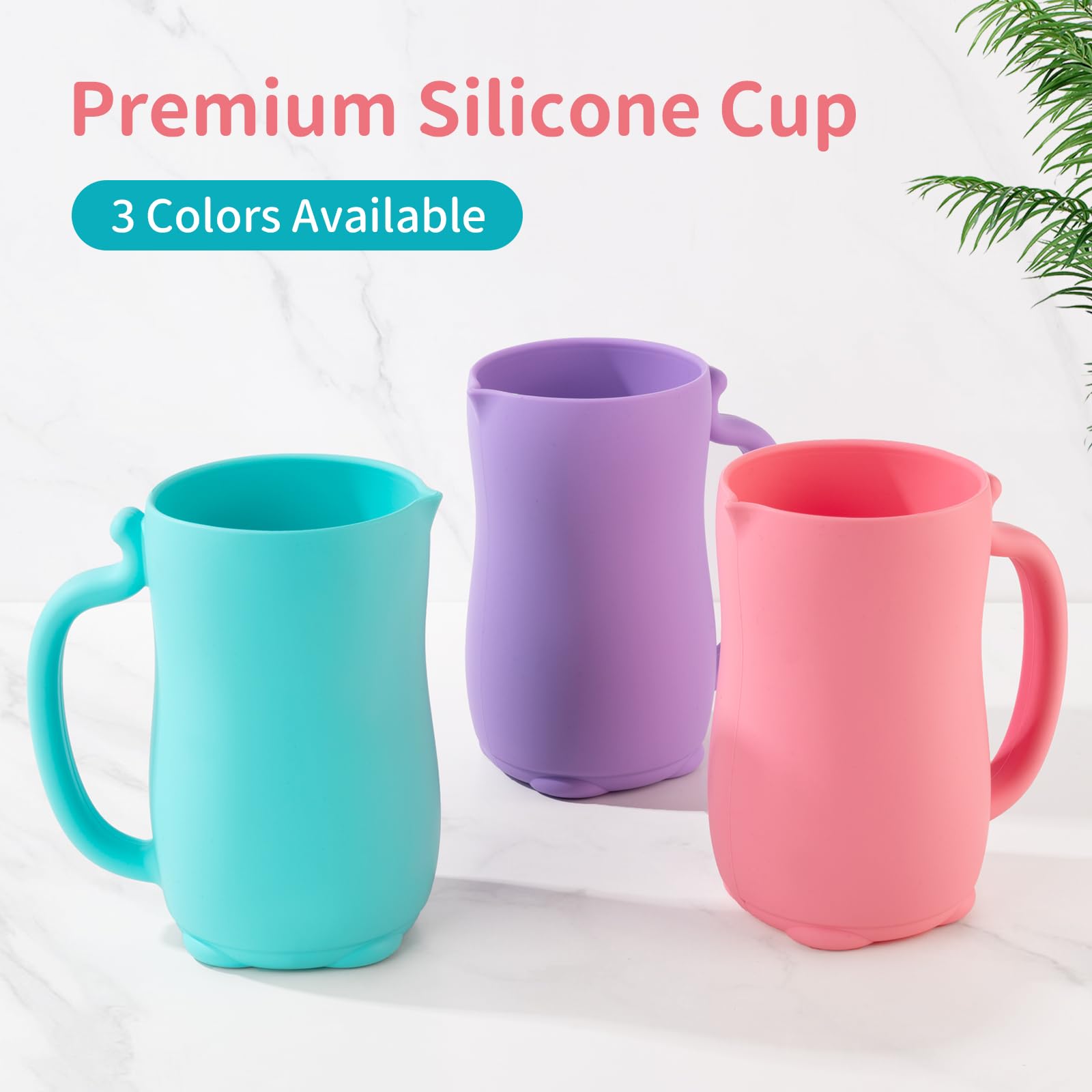LOYATRO silicone rinse cup uses food-grade silicone for soft, safe bath time.