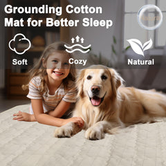 LOYDBDT grounding mat lightweight cotton emphasizes breathable comfort for all seasons.