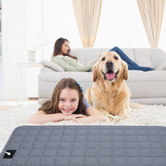 LOYDBDT grounding cotton mat on bed promotes restful sleep through grounded comfort.