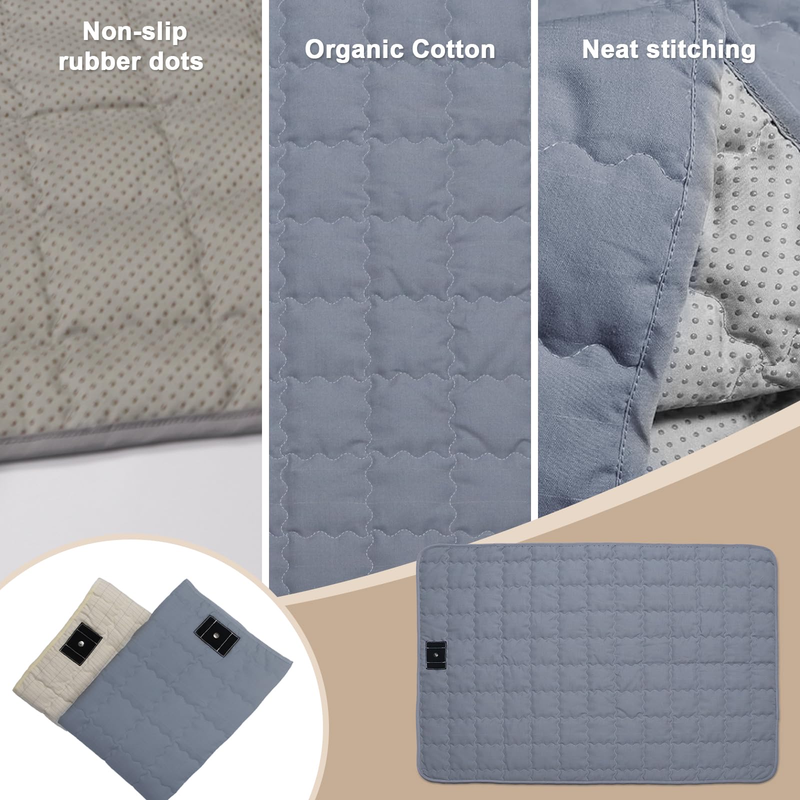 LOYDBDT grounding cotton mat at night-use promotes a soothing nightly ritual.