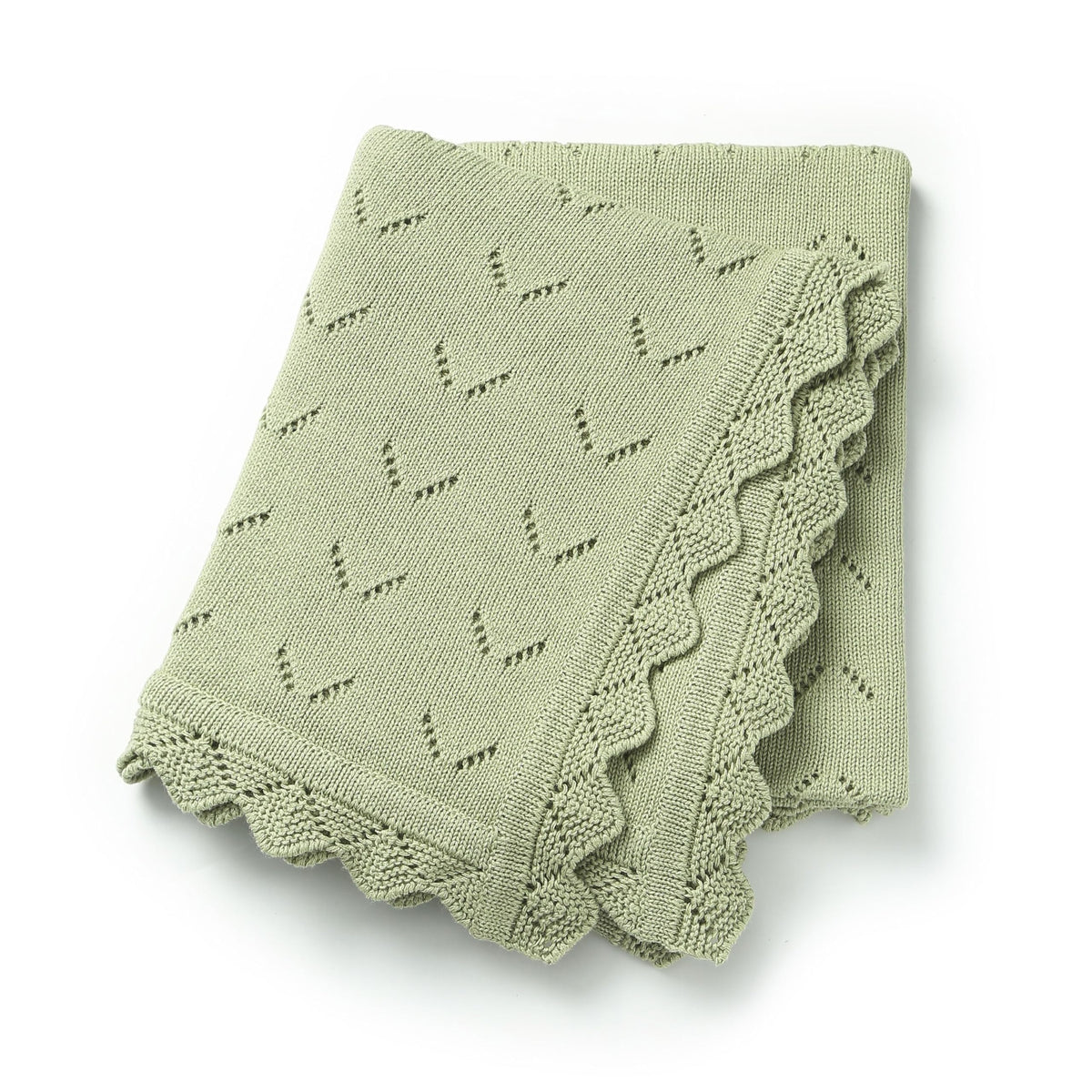 Loyfoky baby blanket knit texture close-up, showcasing ultra-soft cotton gentle on newborn skin.