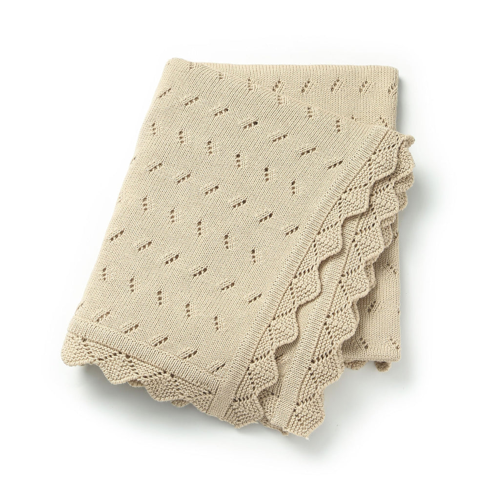Loyfoky baby blanket ultra soft cotton knit for delicate skin and comfort