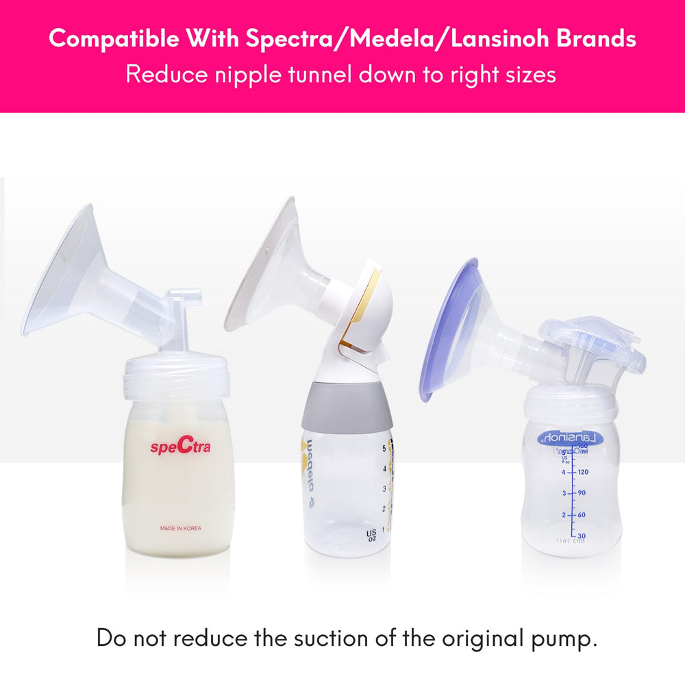 LOZAEVE 25mm flange insert for handsfree bras helps maintain a consistent shield fit.