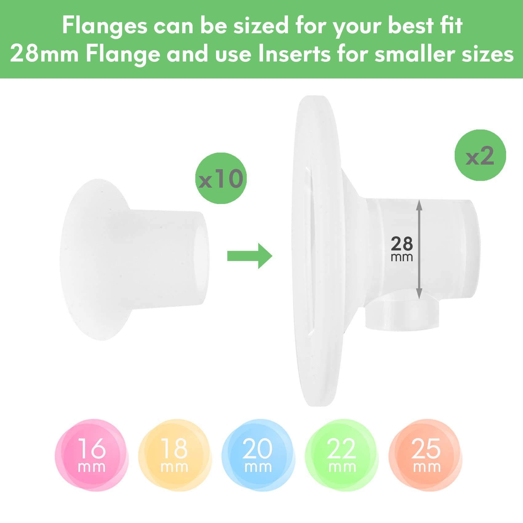 LOZAEVE CaraCups soft silicone inserts for best-fit comfort