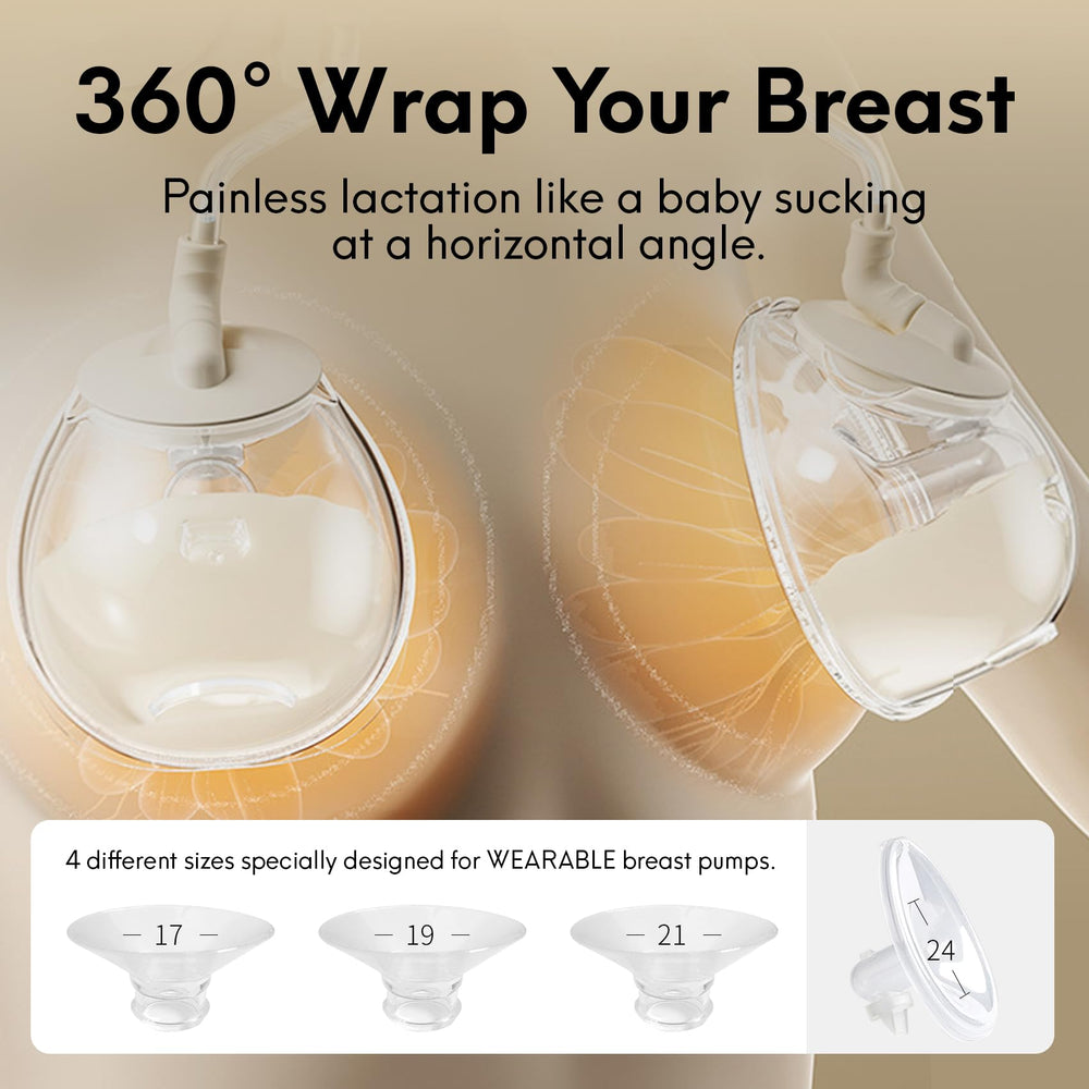 LOZAEVE Milk Express Cup compatibility-chart shows broad pump compatibility
