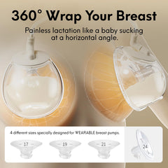 LOZAEVE Milk Express Cup compatibility-chart shows broad pump compatibility