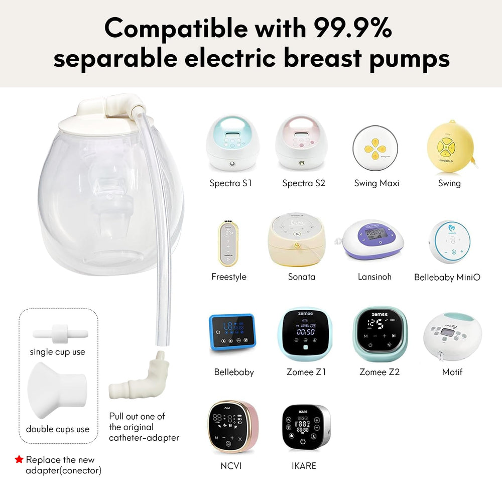LOZAEVE Milk Express Cup quiet-suction enables discreet pumping anywhere
