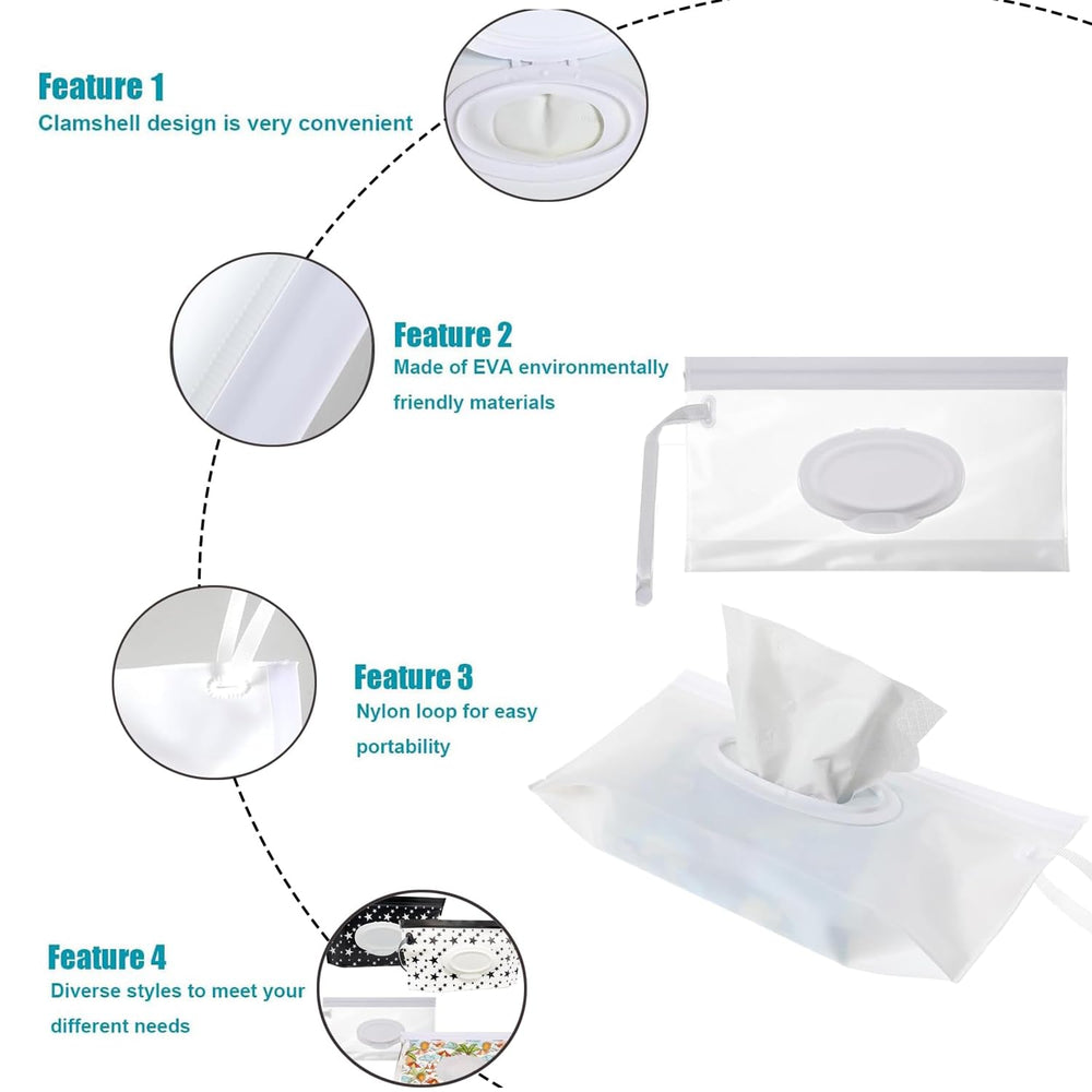 LQMBABY portable container fits most wipes and stays fresh