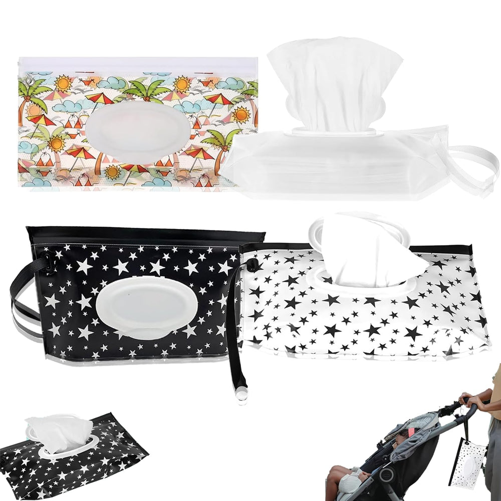 LQMBABY travel wipes case compact design for easy on the go access