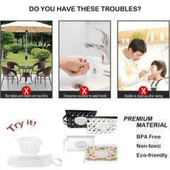 LQMBABY travel wipes case with flip top for quick refill access