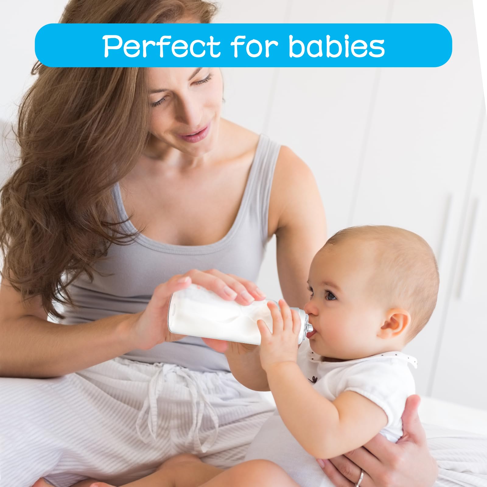 LSAUVWN BPA-free, dishwasher-safe spouts simplify cleaning.
