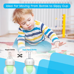 LSAUVWN soft silicone spout provides gentle sipping and comfort.
