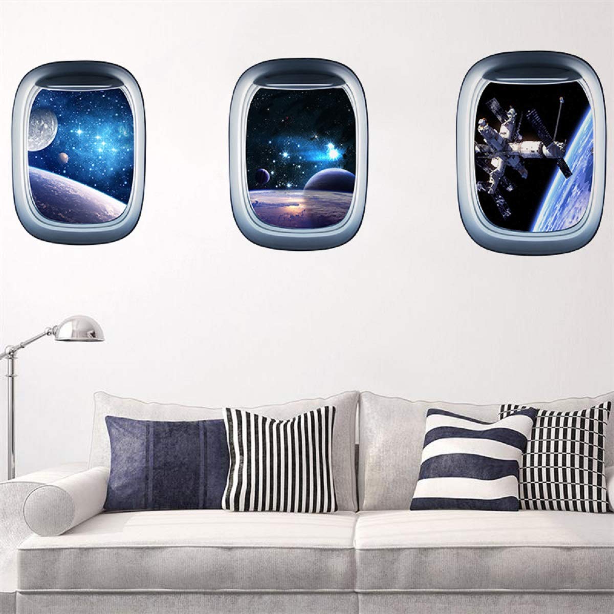 LSHDXD HERRA colorful room decor wall art; no painting required