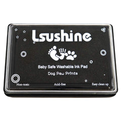 Lsushine ink pad for baby footprint captures tiny feet clearly for a lasting memory.