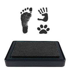 Lsushine ink pad for baby handprint showing smooth ink transfer for a precious keepsake.