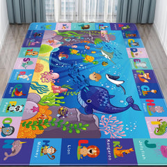LTKOUGFAM baby play mat with ABC letters promotes early learning during playtime.