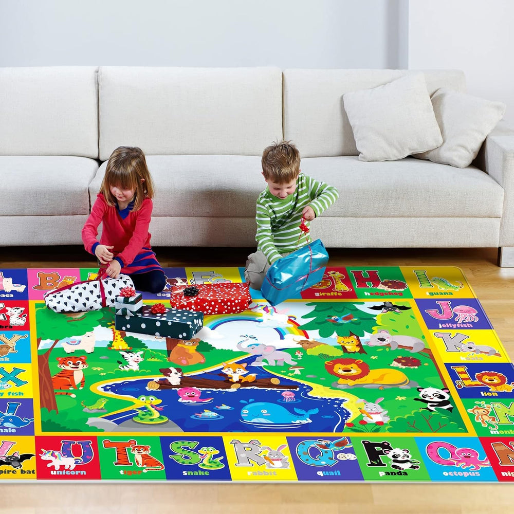 LTKOUGFAM bright colors and ABC patterns stimulate curiosity and early learning.