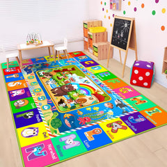 LTKOUGFAM baby play mat folded for compact storage and transport