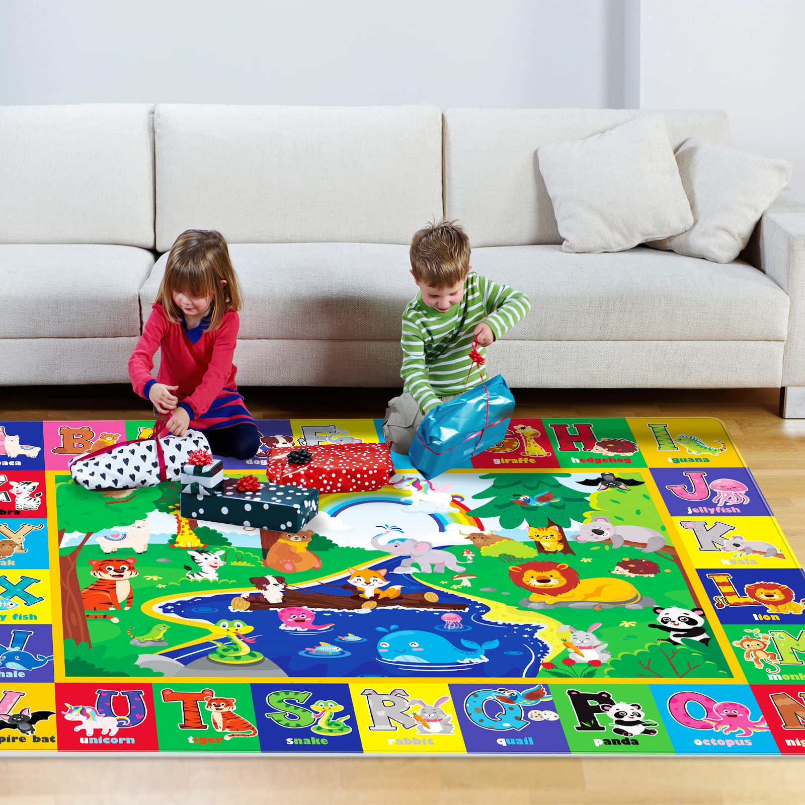 LTKOUGFAM portable mat suits living rooms, bedrooms, and playrooms for versatile use.