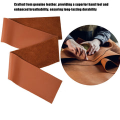 LUAATT 38-inch leather handle cover can be shortened to fit multiple strollers