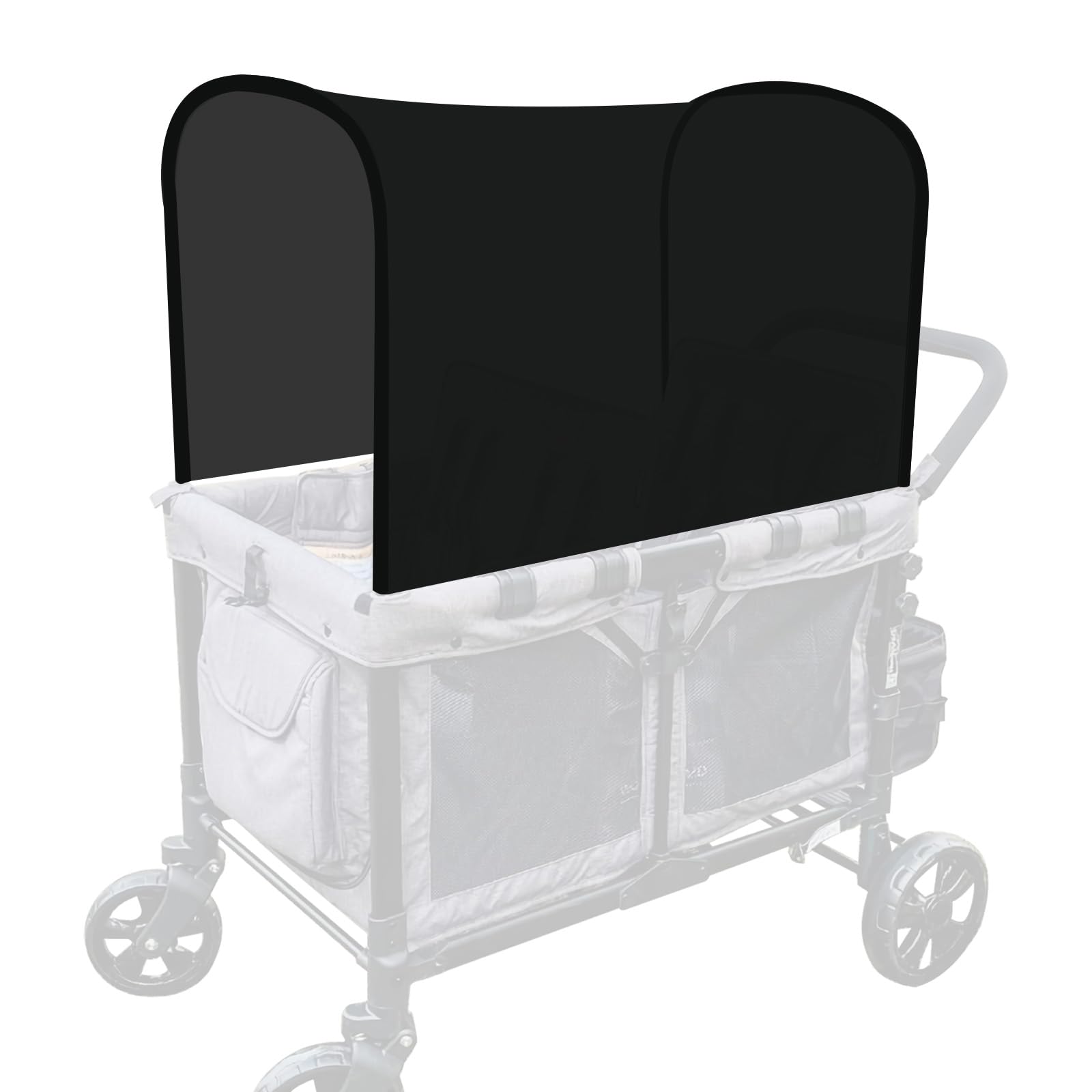LUAATT Stretchy Panorama Canopy fits W2/W4 wagons for reliable outdoor shade.