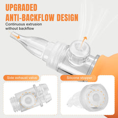 luanerl nasal aspirator with non-slip-base stays steady during cleaning