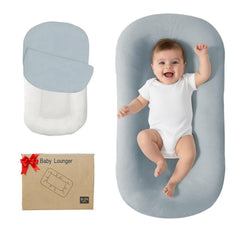 Lucakuins baby lounger in bionic design for awake bonding and playtime.