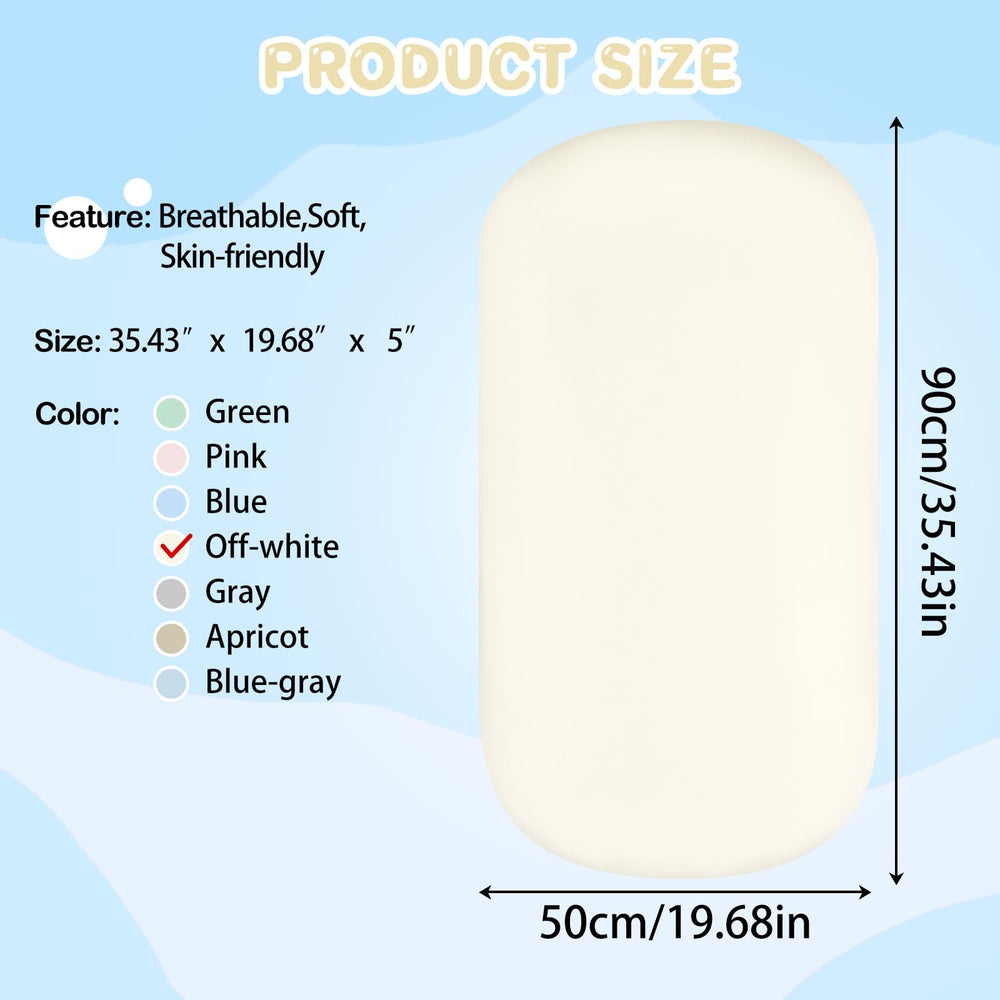 Lucakuins Baby Lounger breathable cotton fabric emphasizing gentle touch