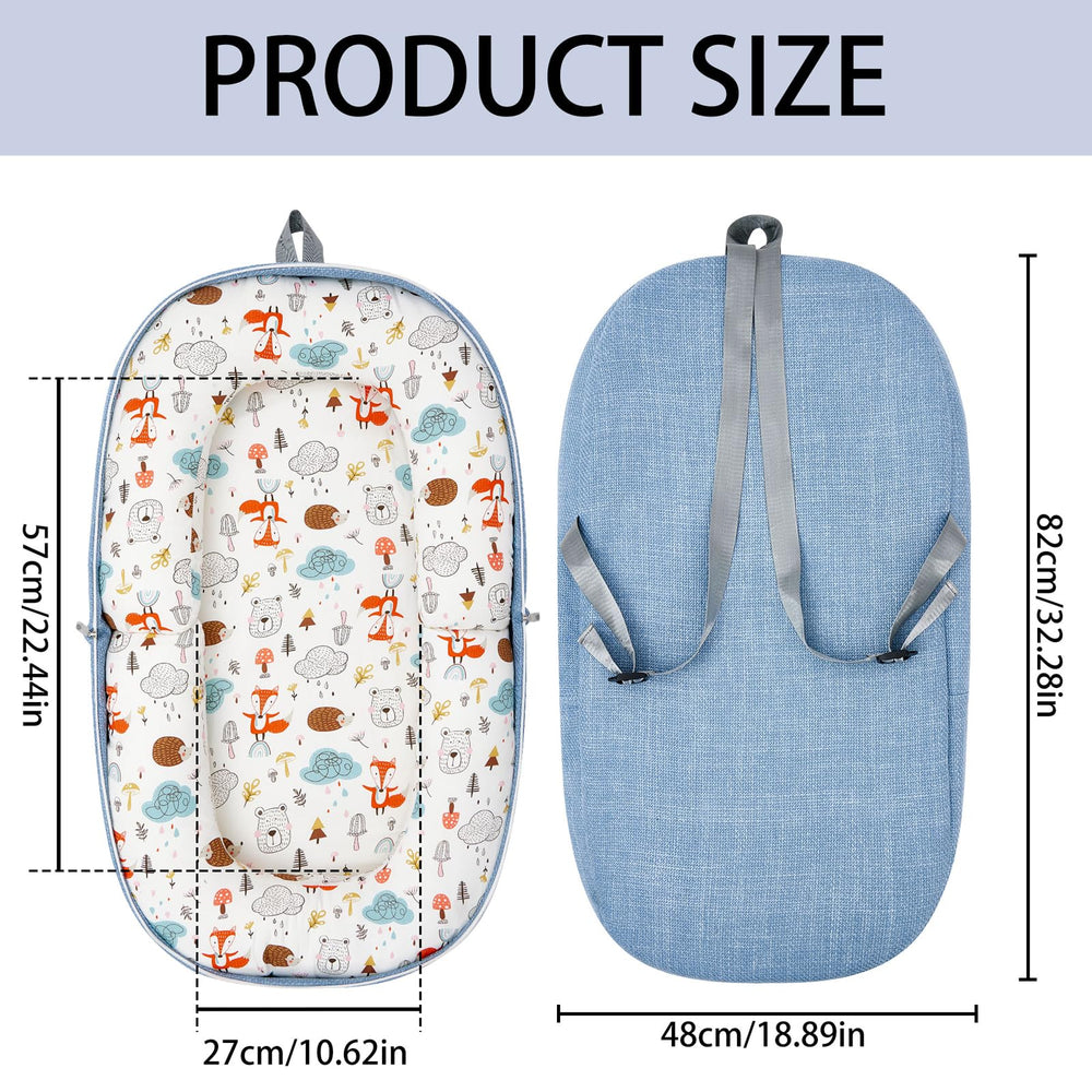Lucakuins baby lounger outdoor use ready for parks and travel days.