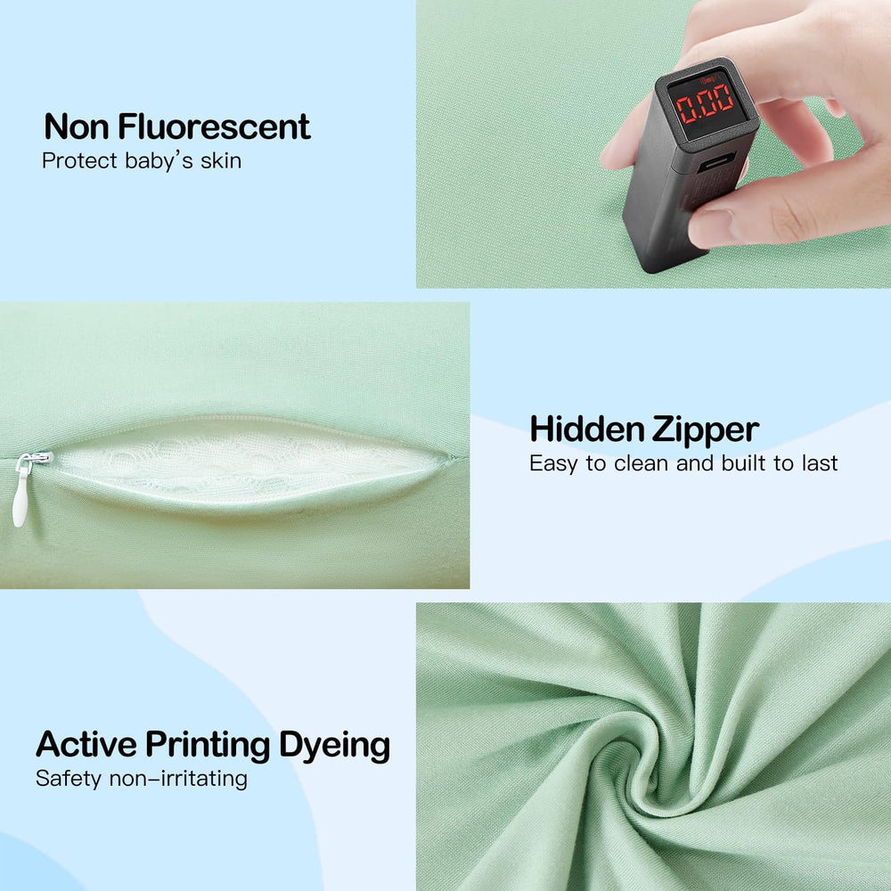 Lucakuins Baby Lounger vacuum-pack demonstrates travel-friendly packaging.