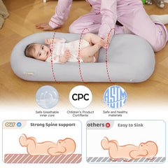 Lucakuins lounger with removable cover for easy cleaning and care.