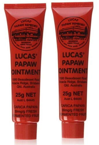 Lucas Papaw Ointment 25g two-pack balm for versatile daily skin care