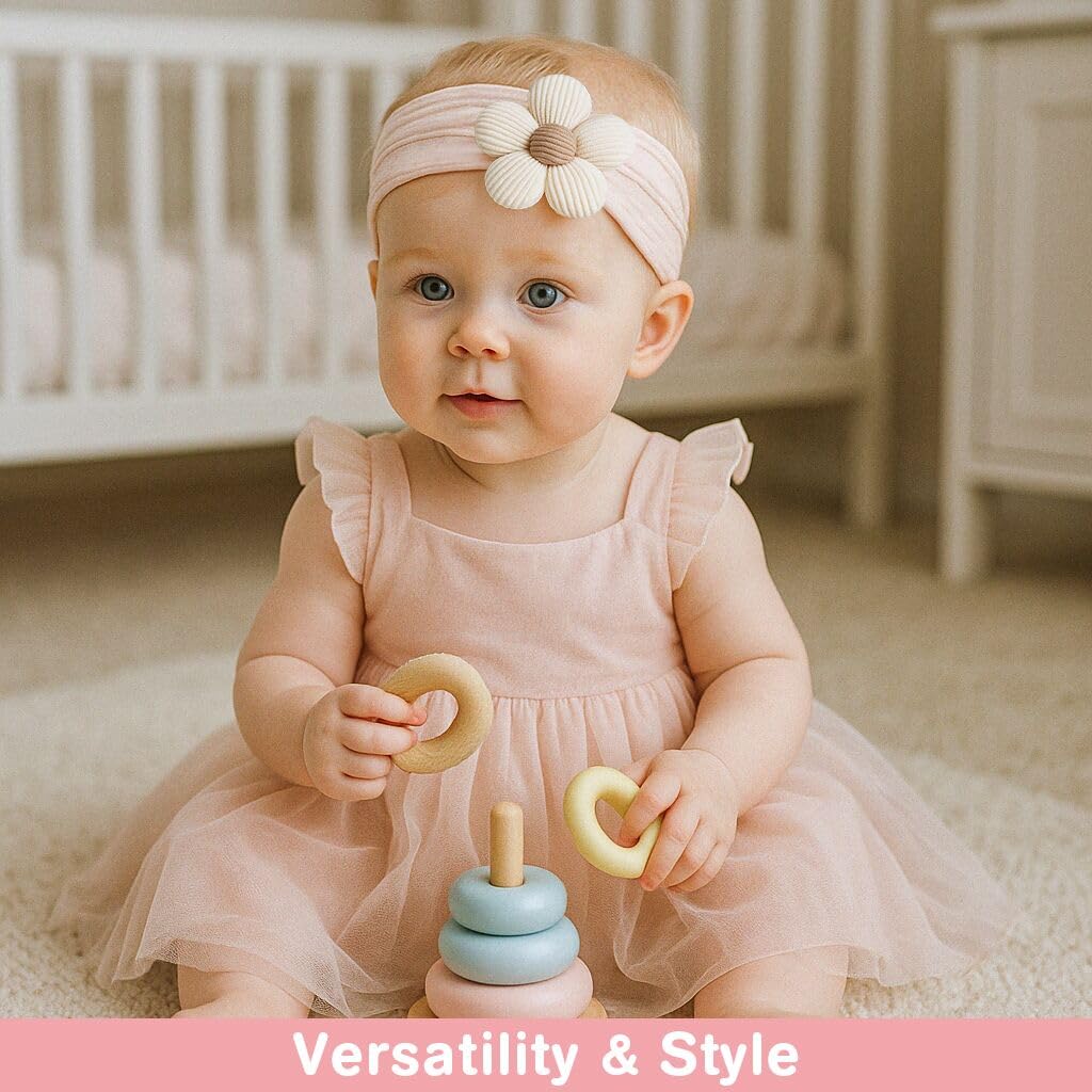 lucdnc headbands for 0-36 months provide a mark-free, secure fit.