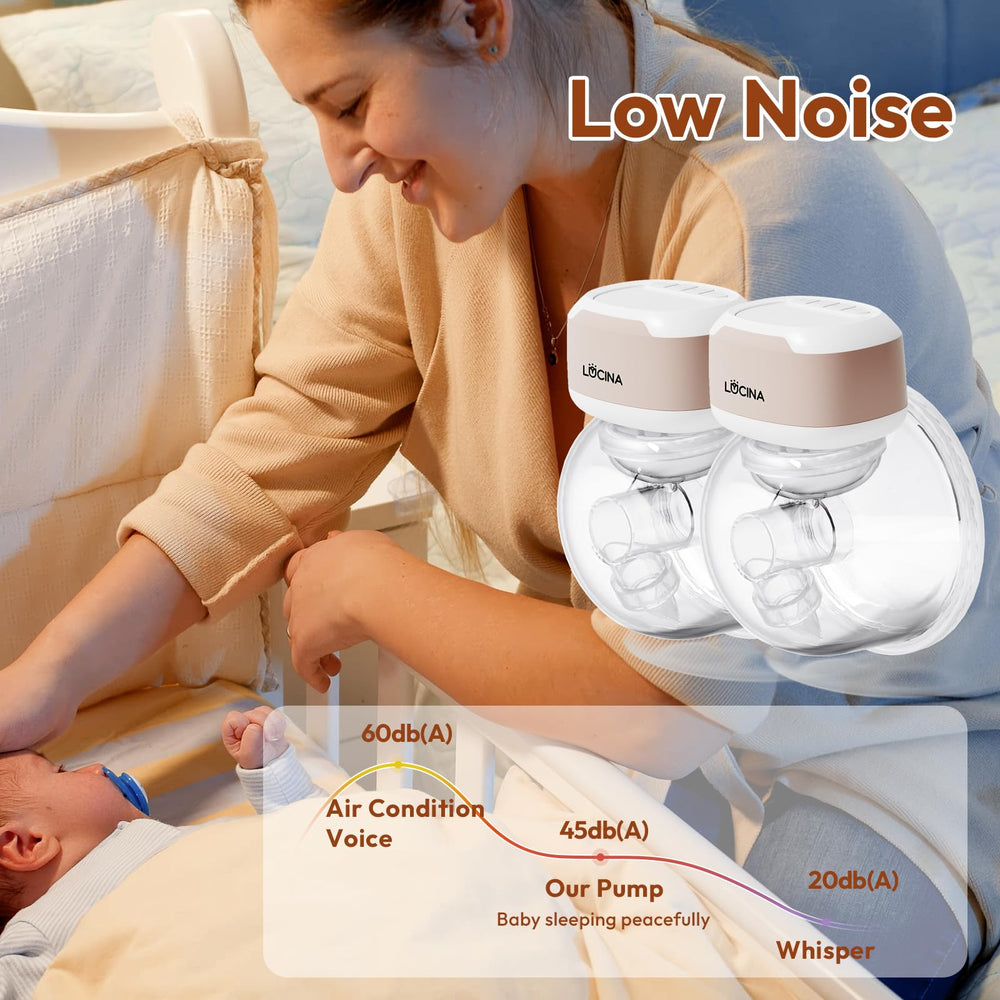 Lucina Baby 1500mAh battery powers longer pumping sessions between charges.