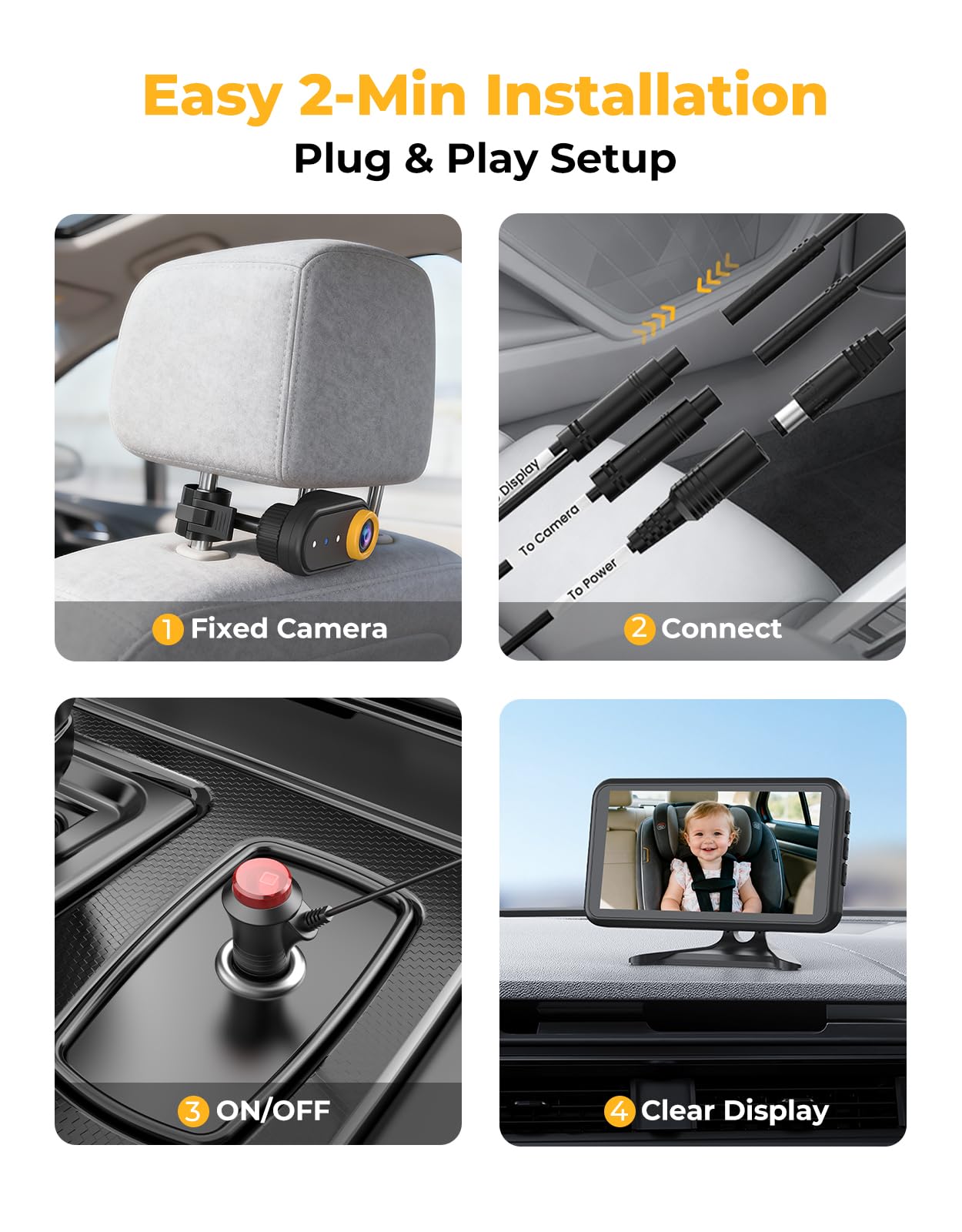 Luckview BM2A adjustable brightness reduces glare for comfortable viewing.