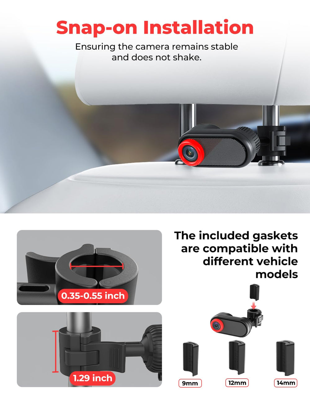 Luckview BM2A anti-shake mount keeps images steady on bumpy roads