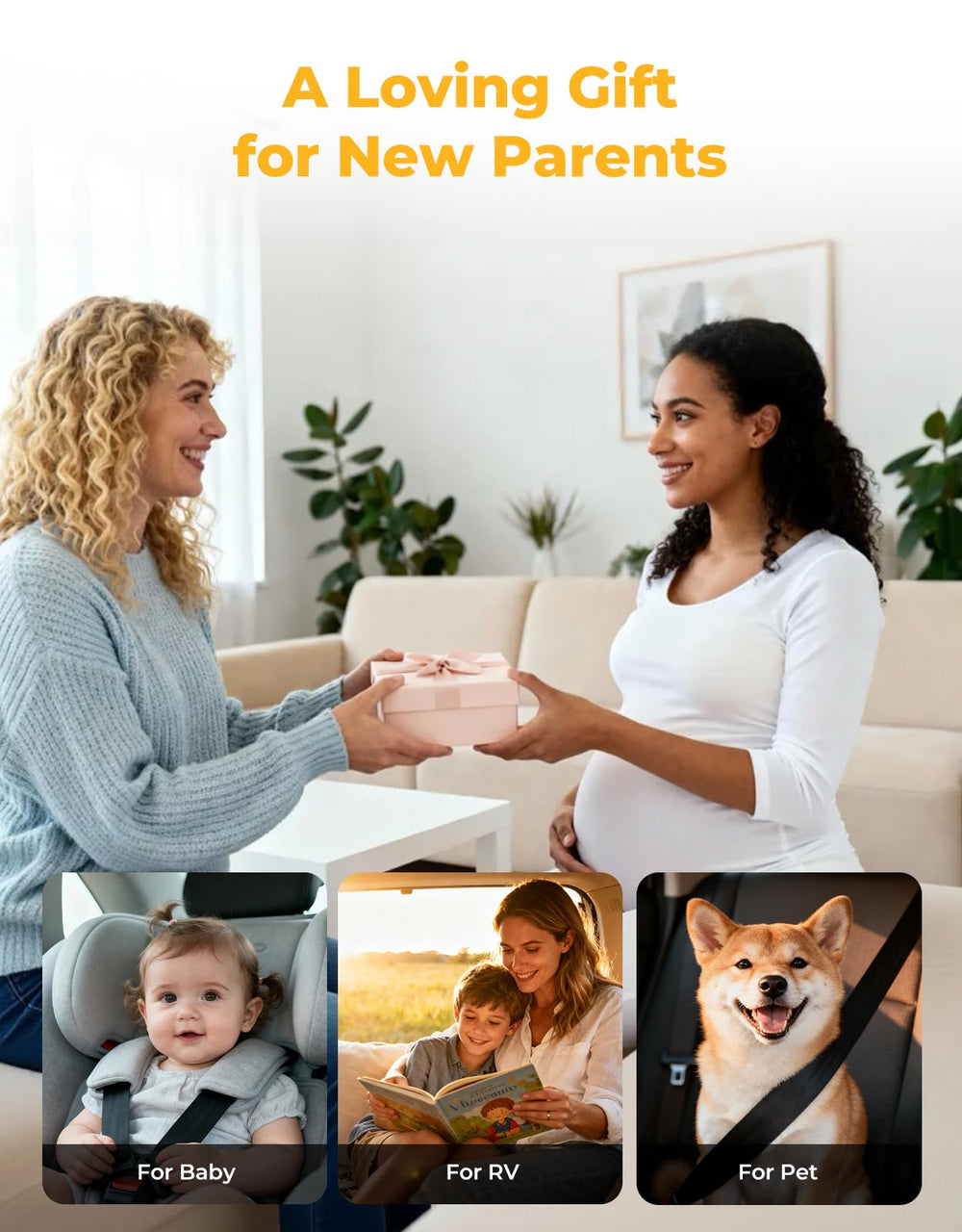 Luckview BM2A in-car use helps busy parents monitor safely.