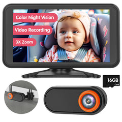 LUCKVIEW BM3 night-vision display improves back-seat visibility in low light.