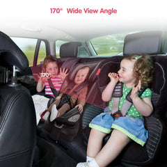 LUCKVIEW 5.2-inch monitor displays rear view with crisp detail