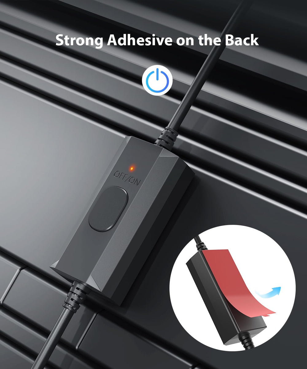 Luckview camera setup places the unit for the best rear-seat view during drives.