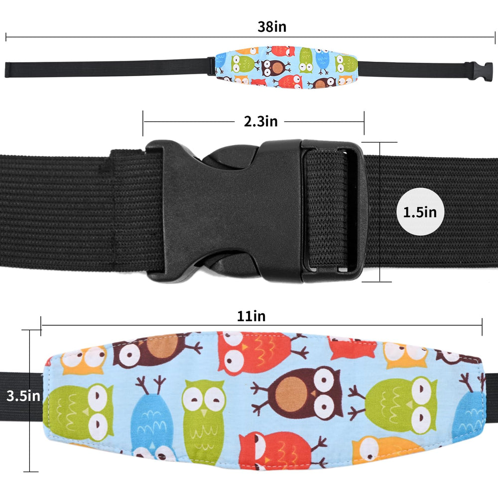 Luckyiren head-rest in car seat providing stable neck support during naps