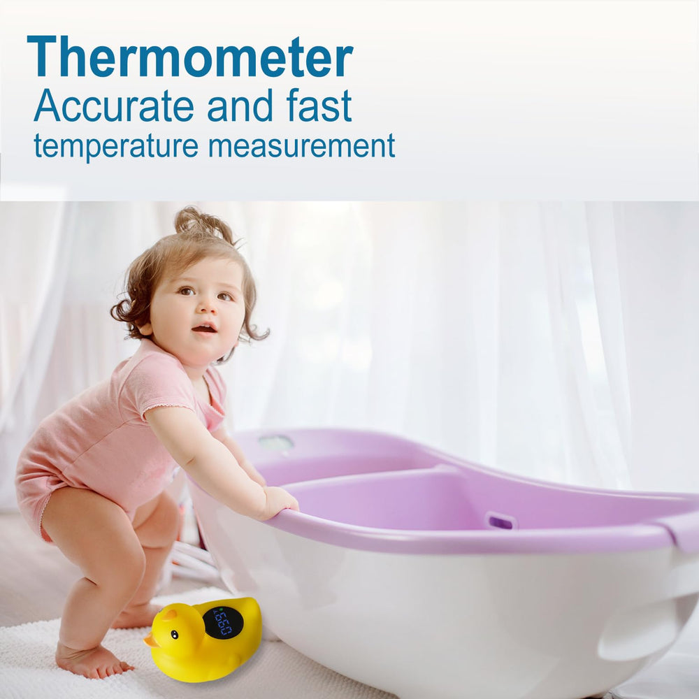 lucmodns bath thermometer includes batteries for immediate use in package