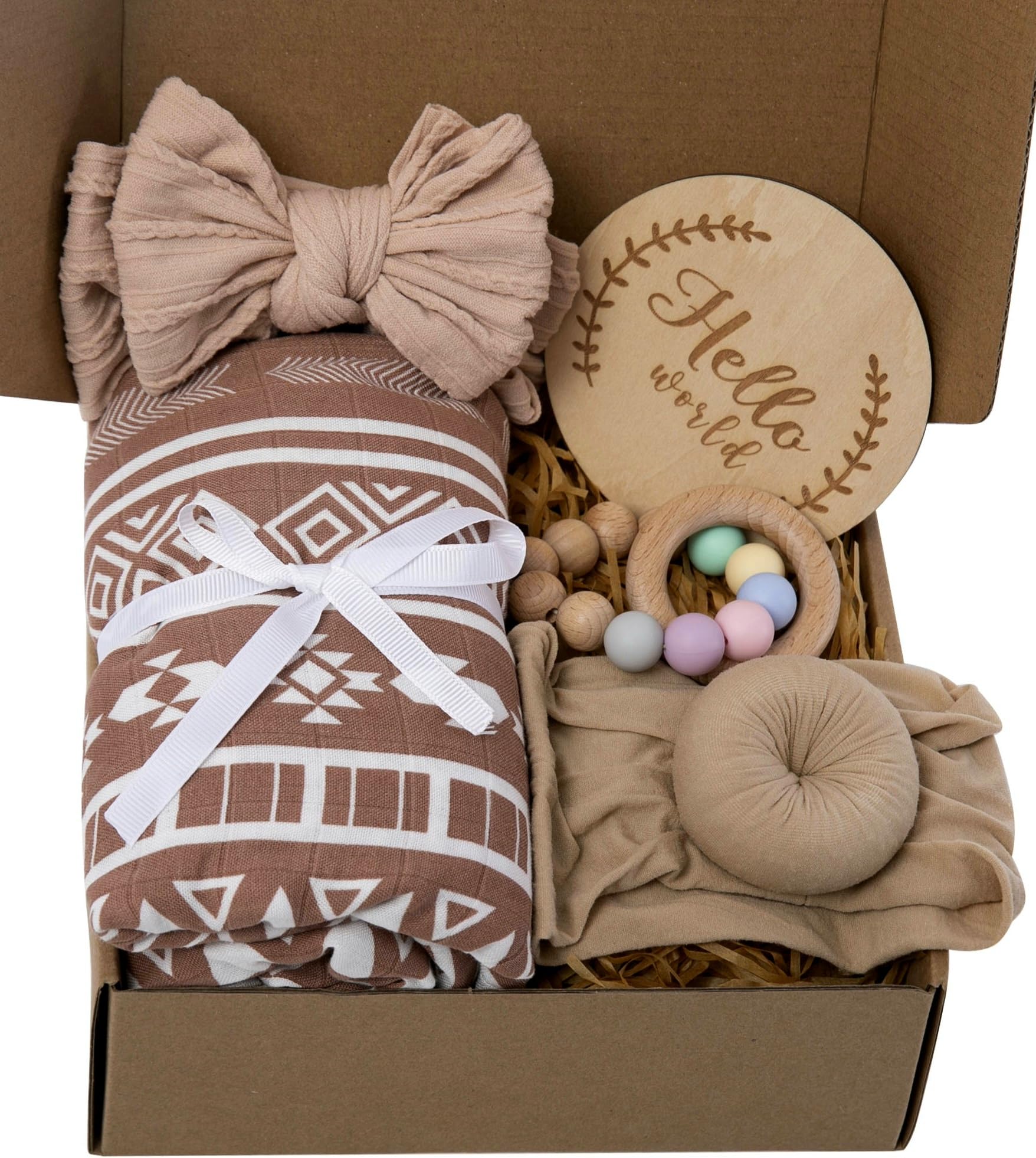 LUCOI baby girl gift-set box, gift-ready packaging for a newborn welcome
