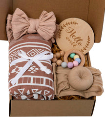 LUCOI baby girl gift-set box, gift-ready packaging for a newborn welcome
