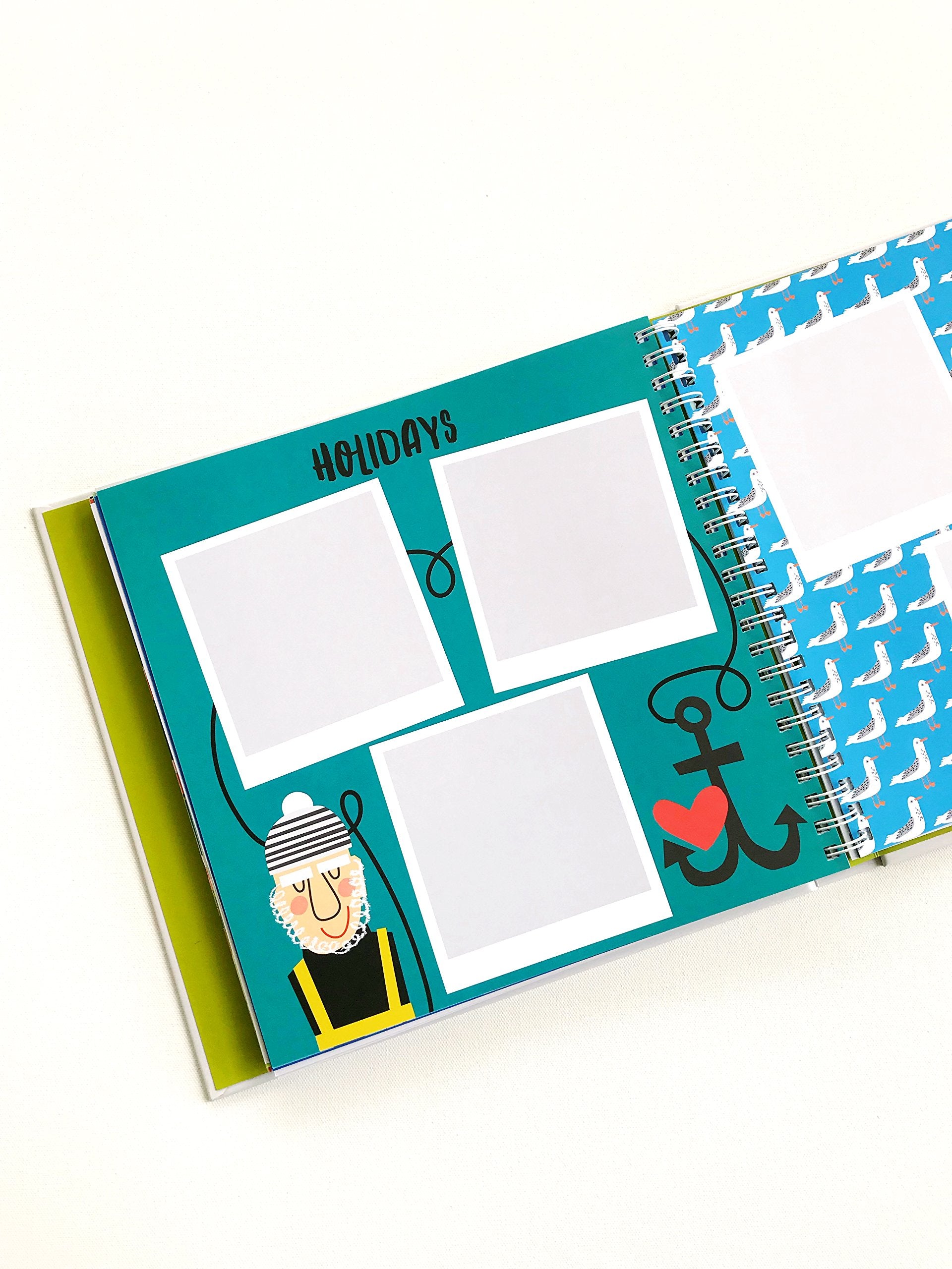 Lucy Darling milestone layout close-up highlights organized age milestones