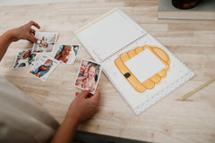 Lucy Darling Honey Bee warm yellow design—cheerful, gender-neutral keepsake for first-year memories.