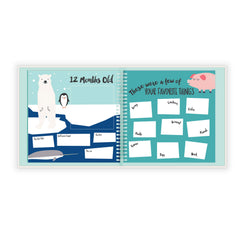 Lucy Darling memory book spreads organize stories with playful prompts.
