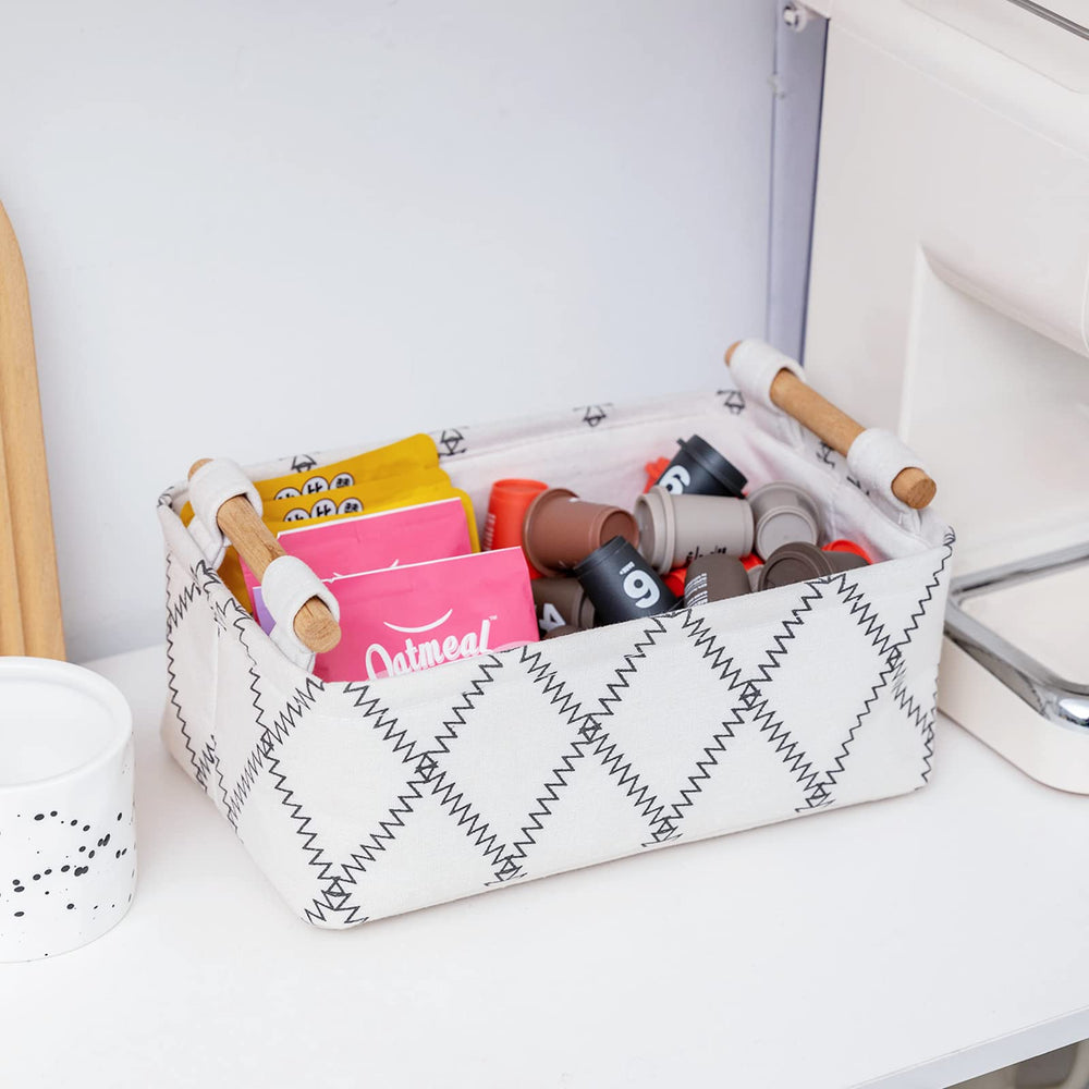 LUFOFOX nursery storage bin ideal for small toys and essentials.