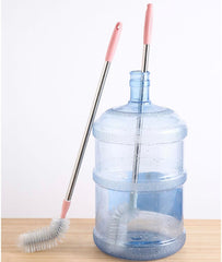 LuFOX 2-pack 28-inch bottle brush set for family cleaning efficiency.